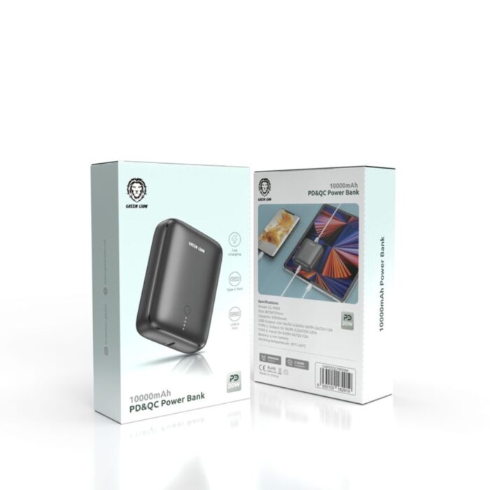 Green Lion PD and QC Power Bank 10000mAh PD 20W - Image 2