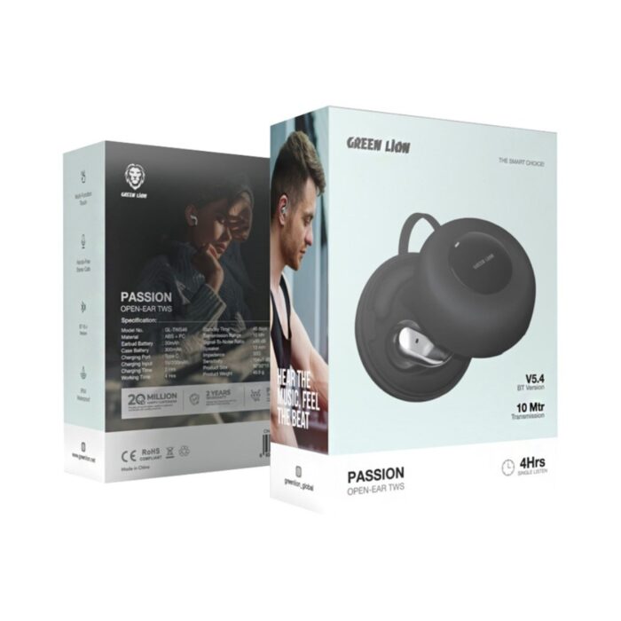 Green Lion Passion Open Ear TWS Earbuds - Image 2