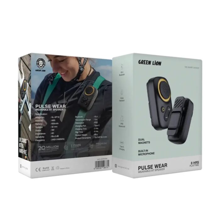 Green Lion Pulse Wear Wearable BT Speaker - Image 8