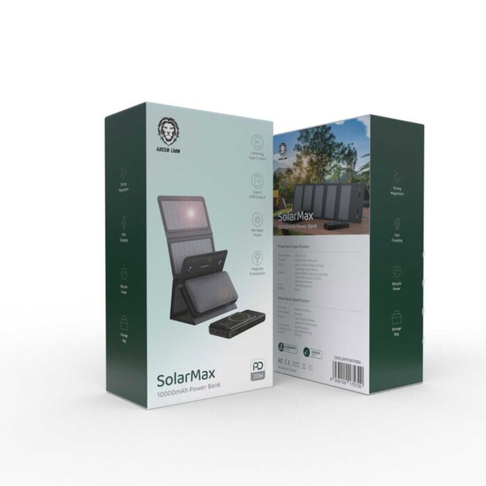 Green Lion SolarMax Power Bank 10000mAh PD 20W - Image 5