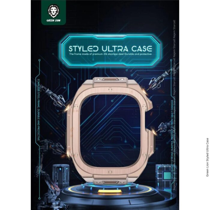 Green Lion Styled Ultra Case for 49mm Smartwatch - Image 7
