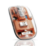 Green Lion Transparent Mouse - Image 3