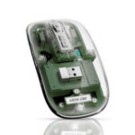 Green Lion Transparent Mouse