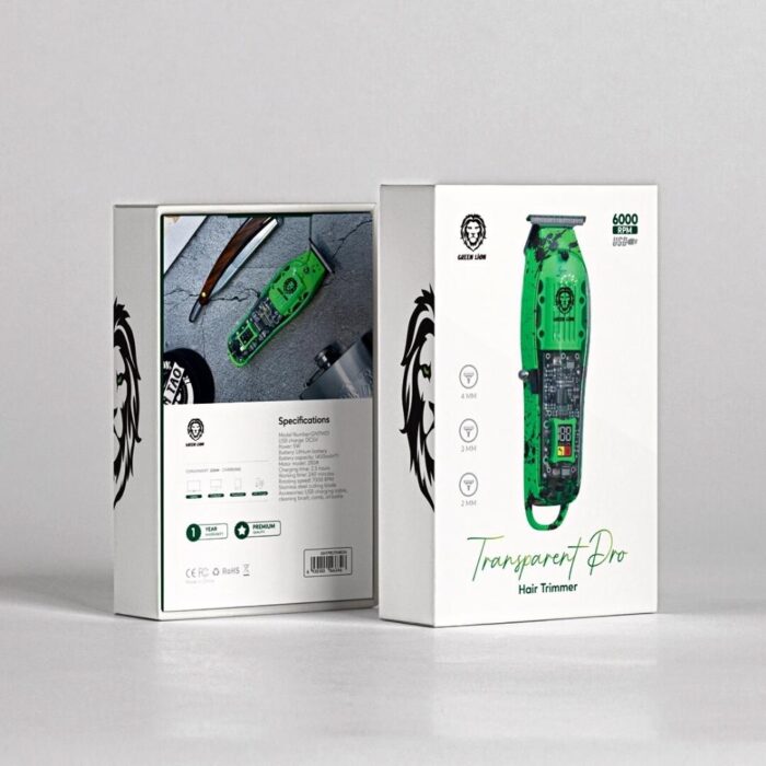 Green Lion Transparent Pro Hair Trimmer - Image 5