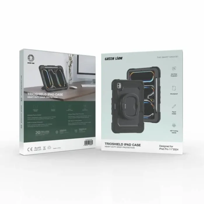 Green Lion Trio shield Case for iPad Pro 11 2024 - Image 2