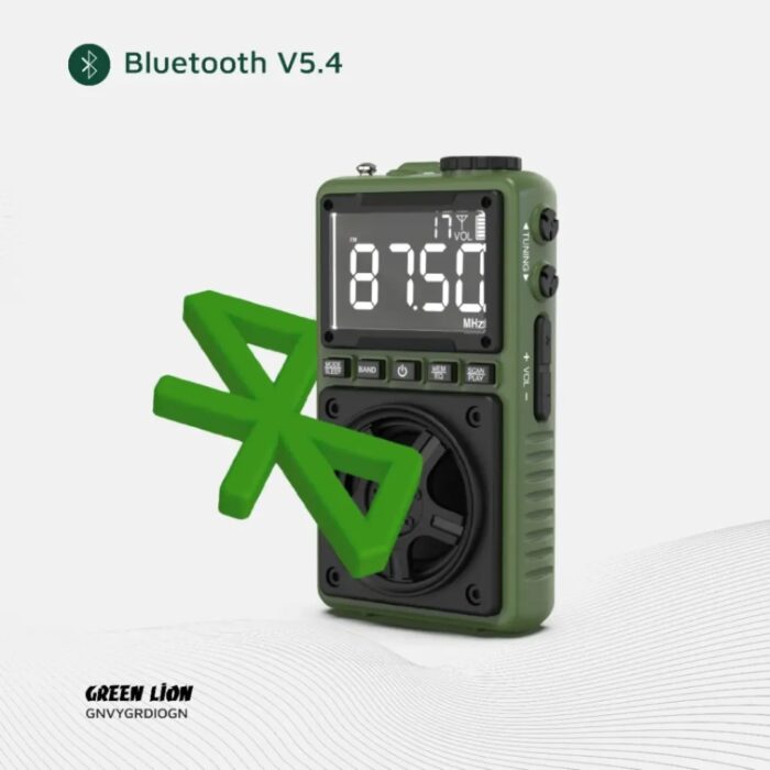Green Lion Voyager Portable Radio | Flash Light | Speaker - Image 12