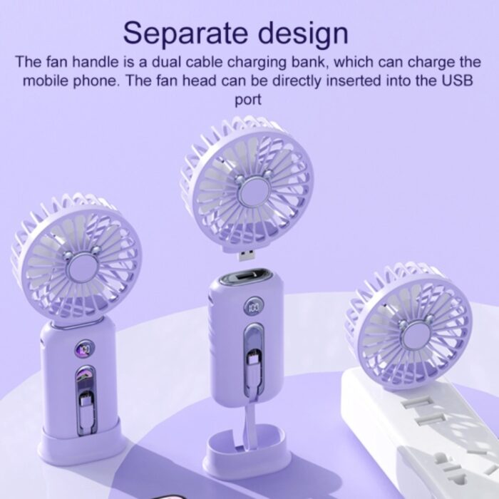 Green Lion Wind Mate Portable Fan with Power Bank - Image 6