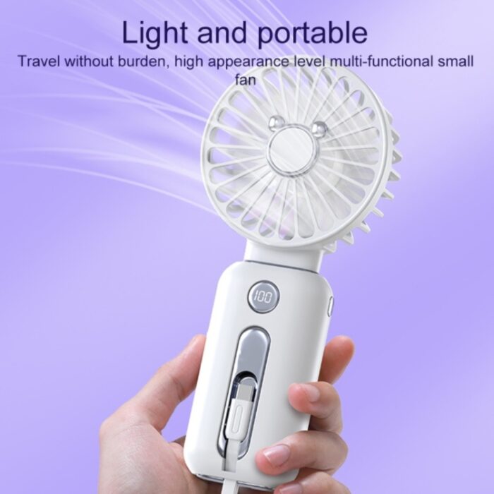 Green Lion Wind Mate Portable Fan with Power Bank - Image 8