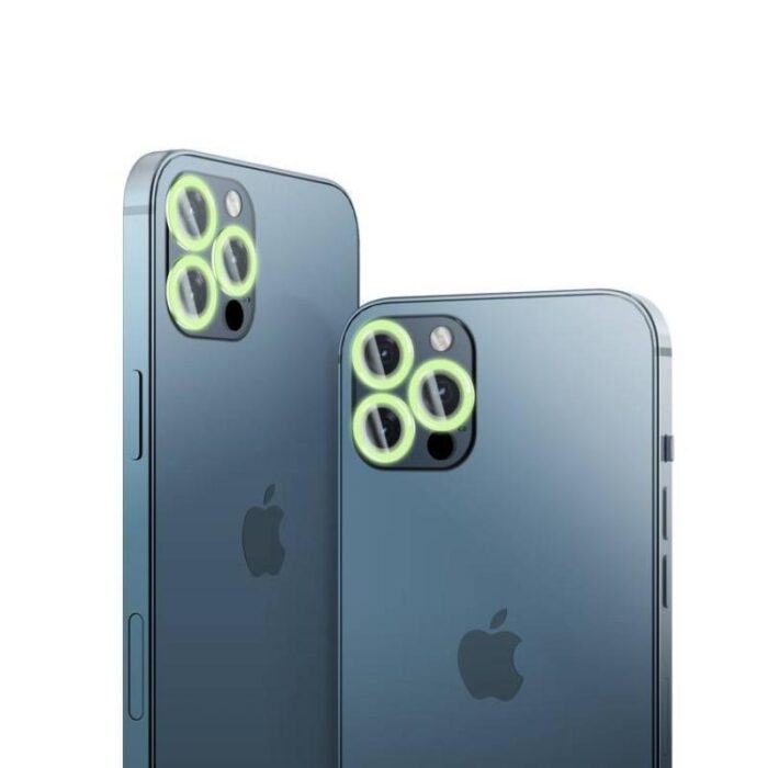 Green Lion Night Glow Luminous Camera Lens Ring Protector for iPhone 12 Pro Max - Image 3