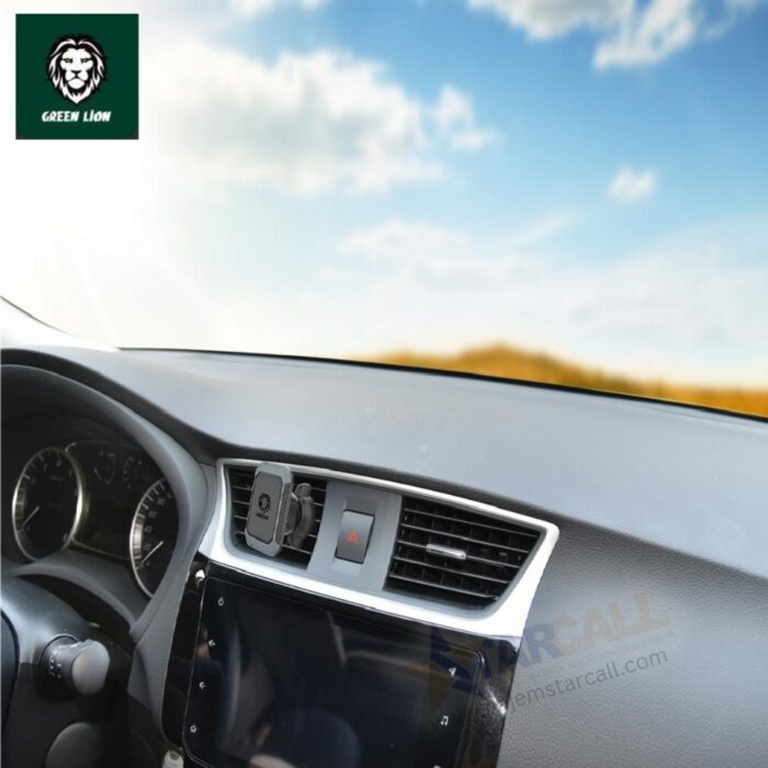 Green lion 2 in 1 Magnetic Car Phone Holder - Image 4