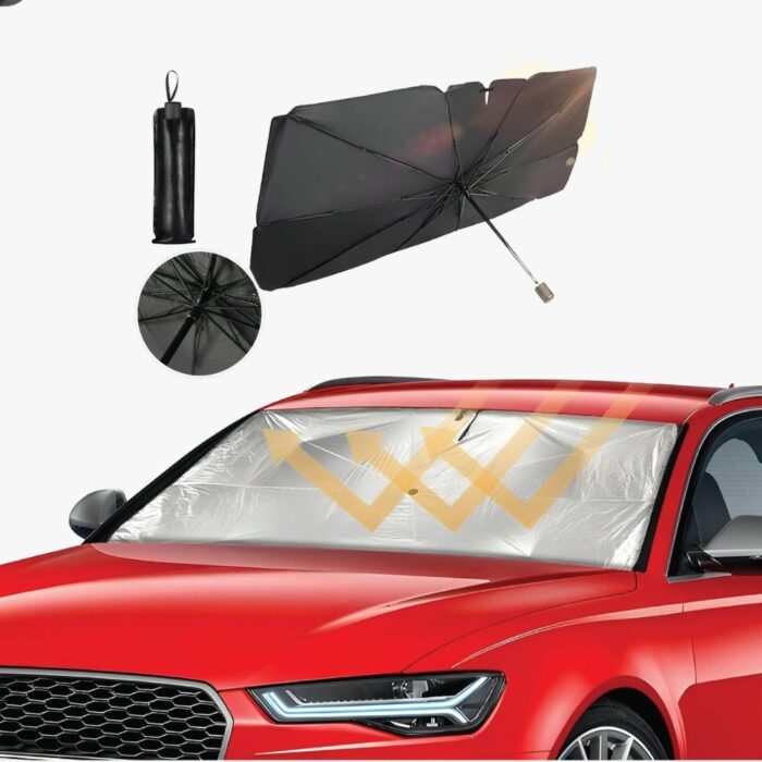 Green lion Car Windshield Umbrella - Image 2