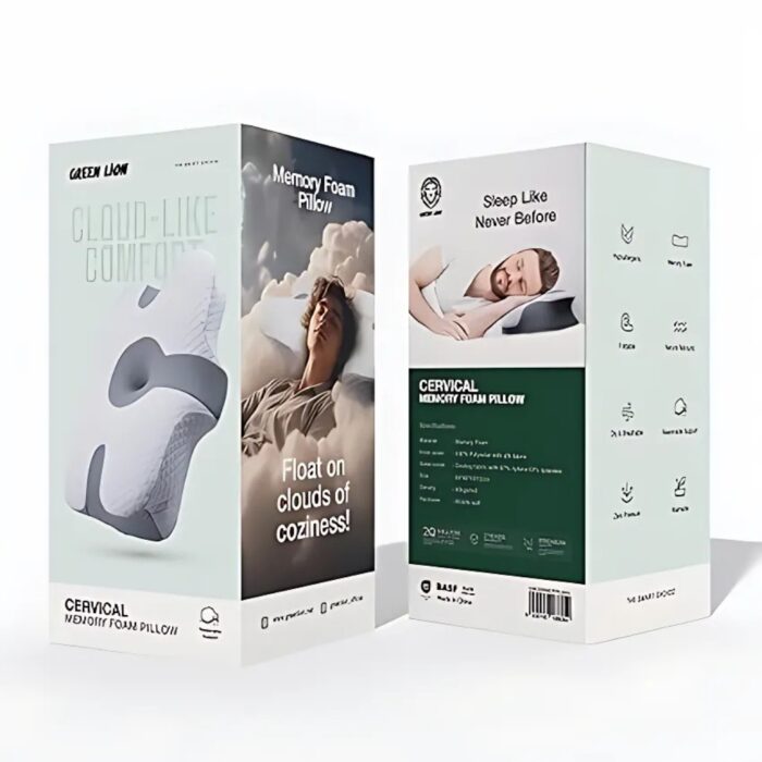 Green lion Cervical Memory Foam Pillow - Image 2