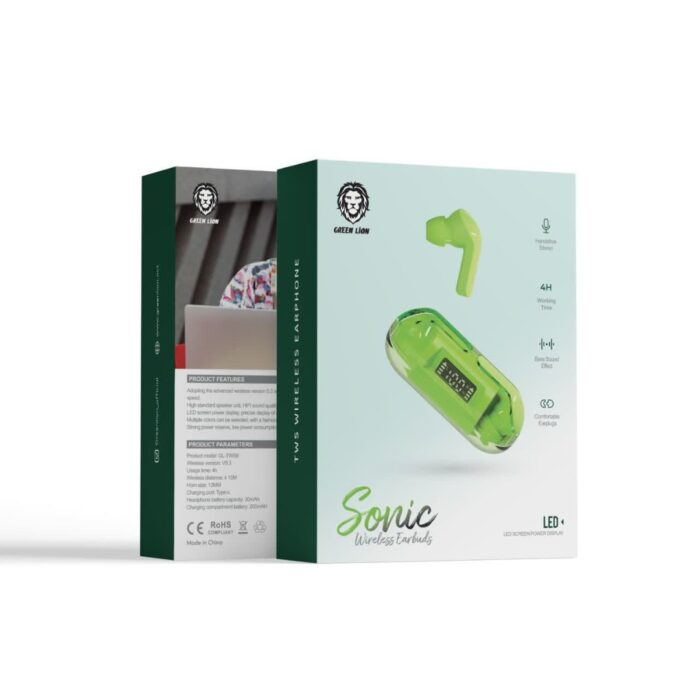 Green Lion Sonic Wireless Earbuds - Image 4