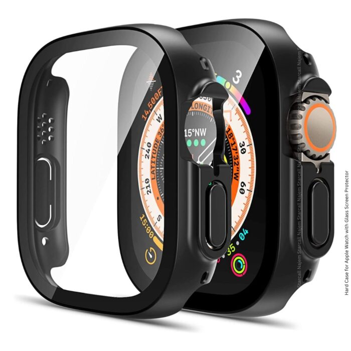 Lito Hard Case for Apple Watch 49mm with Glass Screen Protector - Image 2
