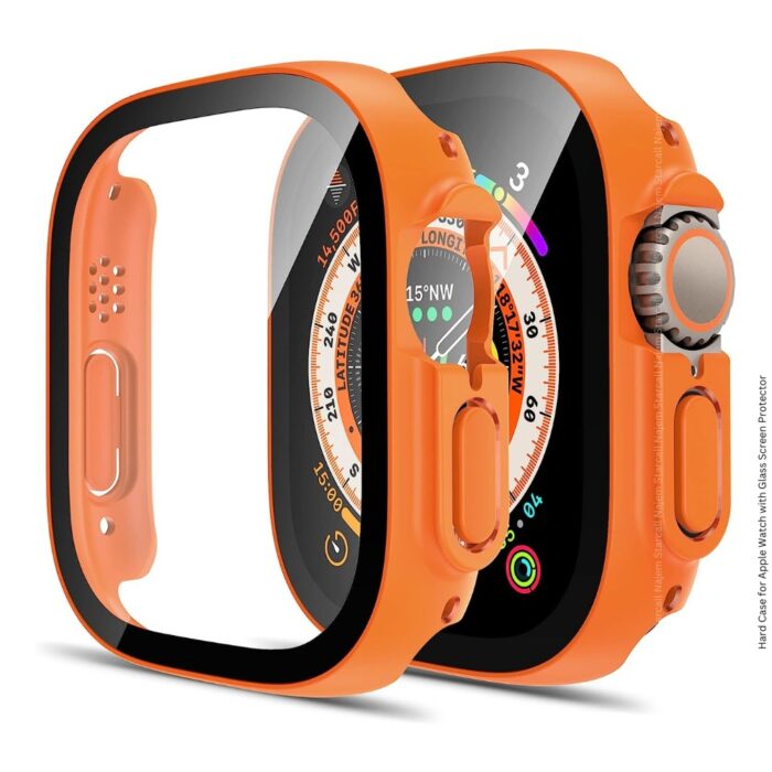 Lito Hard Case for Apple Watch 49mm with Glass Screen Protector - Image 4