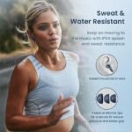 Haylou W1 Earbuds Blue - Image 4