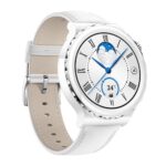 Huawei Watch GT 3 Pro Ceramic White Leather Strap - Image 3
