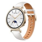 Huawei Watch GT 4 41mm White Leather Strap