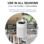 Hysure Q9 2 in 1 Air Purifier and Dehumidifier All in One Machine - Image 3