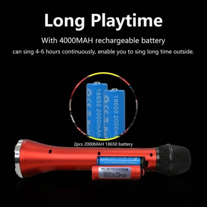 Intelligent Wireless Karaoke Microphone L-698 - Image 5