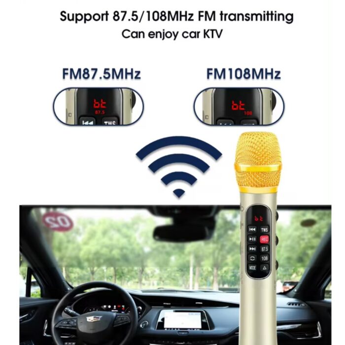 Intelligent Wireless Microphone L-1098 - Karaoke Microphone - Image 7