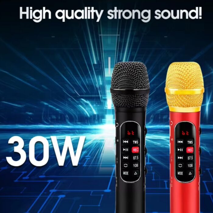 Intelligent Wireless Microphone L-1098 - Karaoke Microphone - Image 2