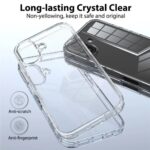 J-Case Crystal Clear Case for iPhone 16 - Image 2