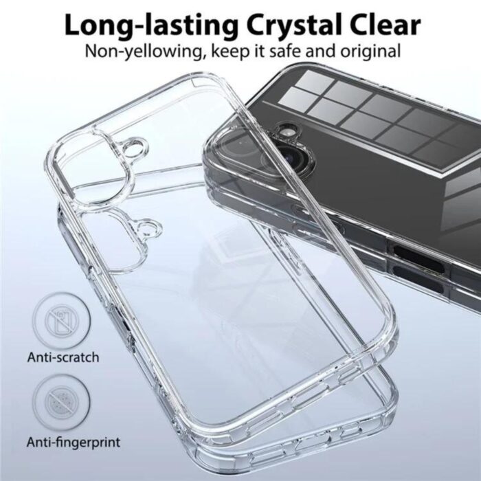 J-Case Crystal Clear Case for iPhone 16 - Image 2