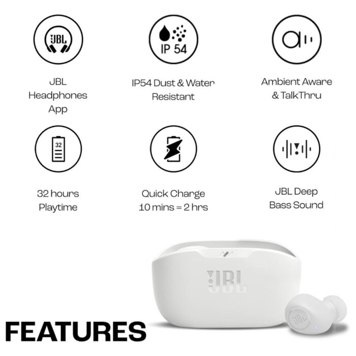 JBL Wave Buds True Wireless Earbuds - Image 3
