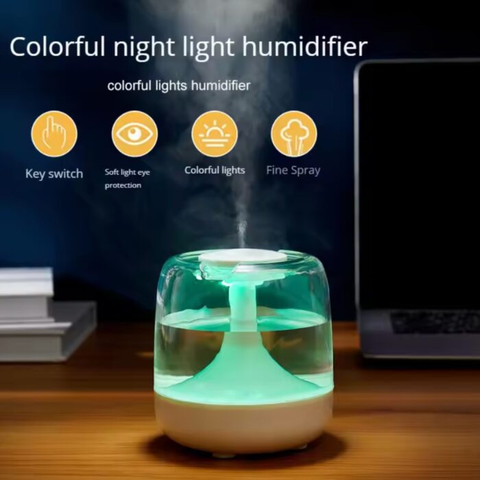 Kakusiga Mist Humidifier with Colorful Lights - Image 3
