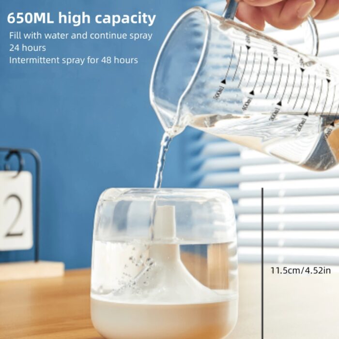 Kakusiga Mist Humidifier with Colorful Lights - Image 5