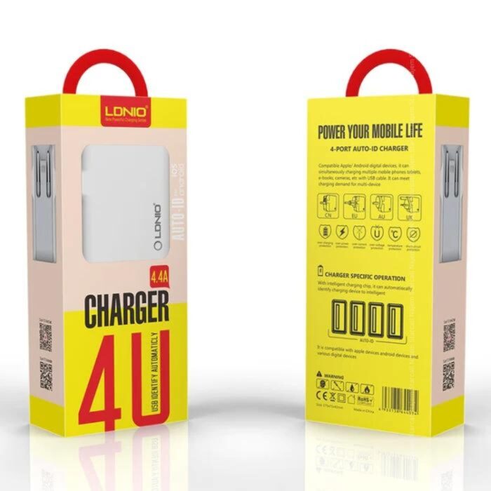 LDNIO 4 USB Smart Travel Charger 4U A4403 - Image 6