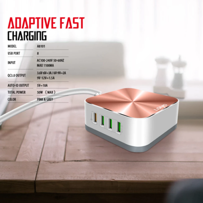 LDNIO A8101 8 USB Port Quick Charge 3.0 - Image 2