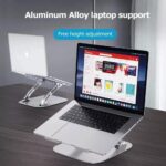 Laptop Foldable Stand Dual Fan Aluminum Alloy V4