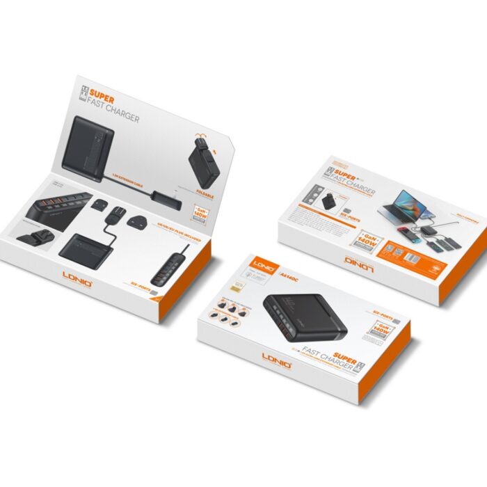 Ldnio 140W GaN Super Fast Desktop Charger A6140C - Image 6