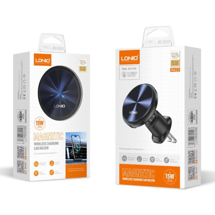 Ldnio Magnetic Wireless Charging Car Holder MA23 - Image 5