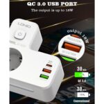 Ldnio Portable Electrical Extension Socket SE2337 - Image 3