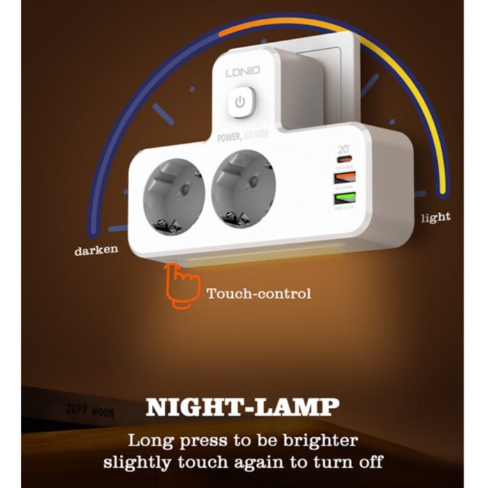 Ldnio Portable Electrical Extension Socket SE2337 - Image 4