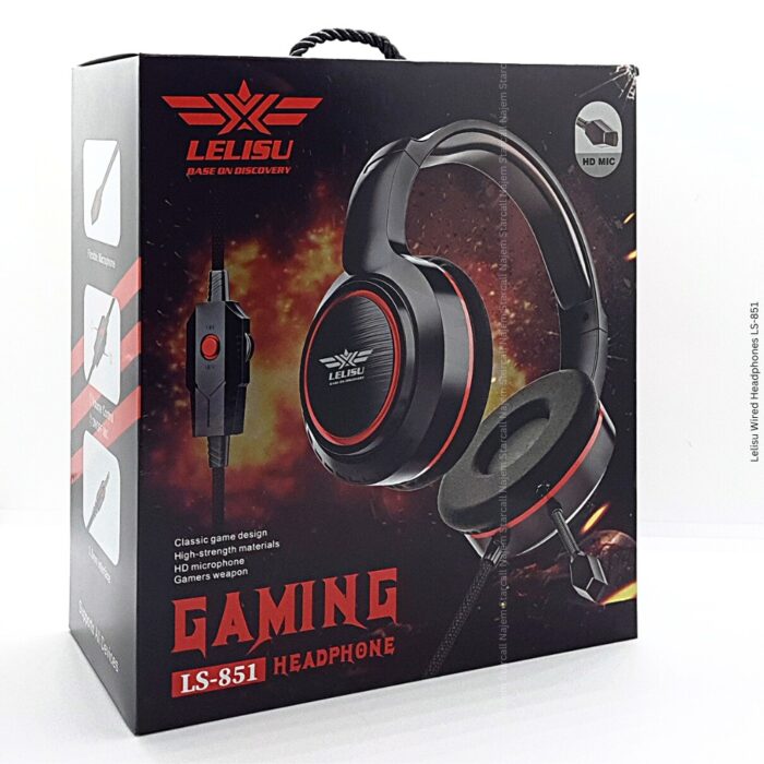 Lelisu Wired Gaming Headphones LS-851 - Image 5