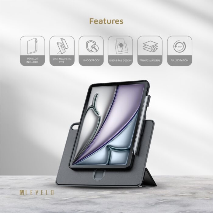 Levelo Converge Case for iPad Air 13 2024 - Image 2