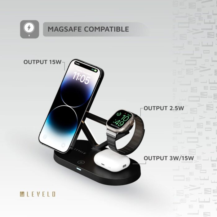 Levelo Defines Premio 5 in 1 Wireless Charging Pad - Image 5