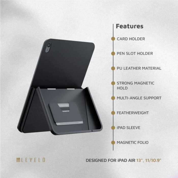 Levelo Omni 4 in 1 Case With Built-In Hand-Grip For iPad Air - Image 4
