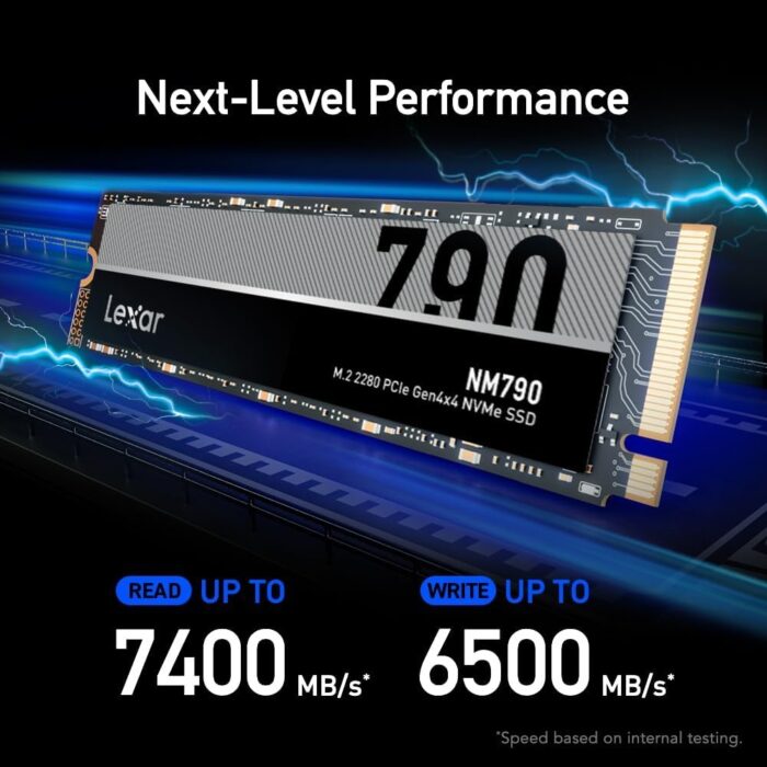 Lexar NM790 M.2 2280 PCIe Gen 4x4 NVMe SSD - Image 2