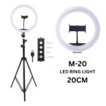 M-20 LED Ring Light 20cm with Stand