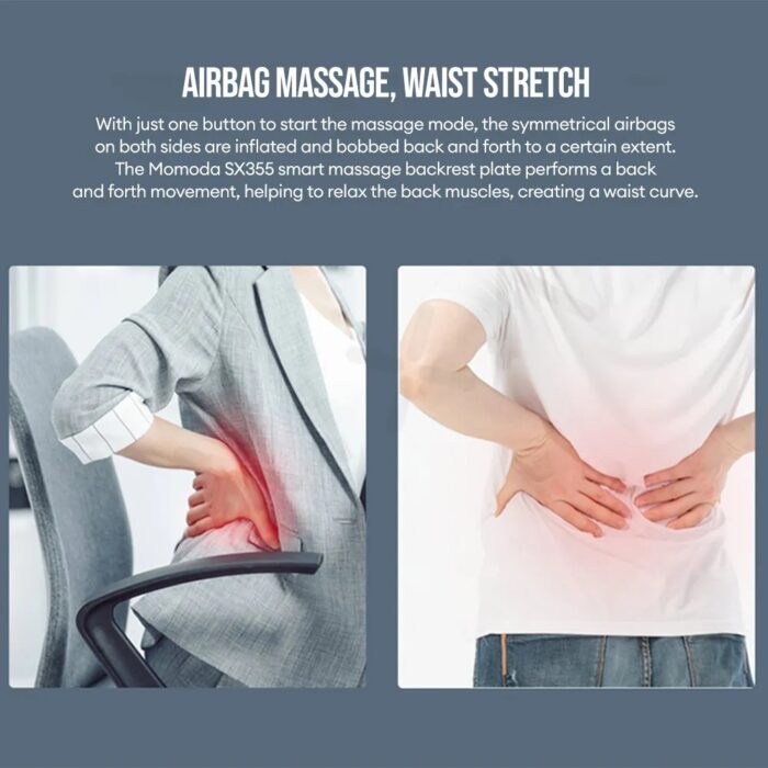 Momoda Smart Massage Office AI Sensing Lumbar Pillow - Image 5