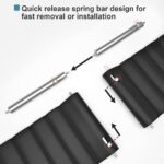 Adjustable Magnetic Silicone Watch Band 22mm - Image 2