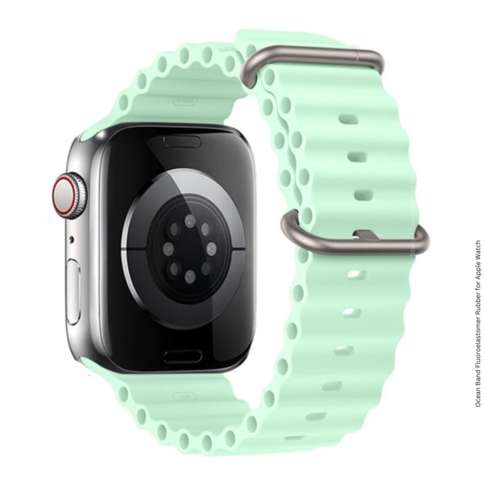 Ocean Band Fluoroelastomer Rubber for Apple Watch 42 44 45 49 - Image 4