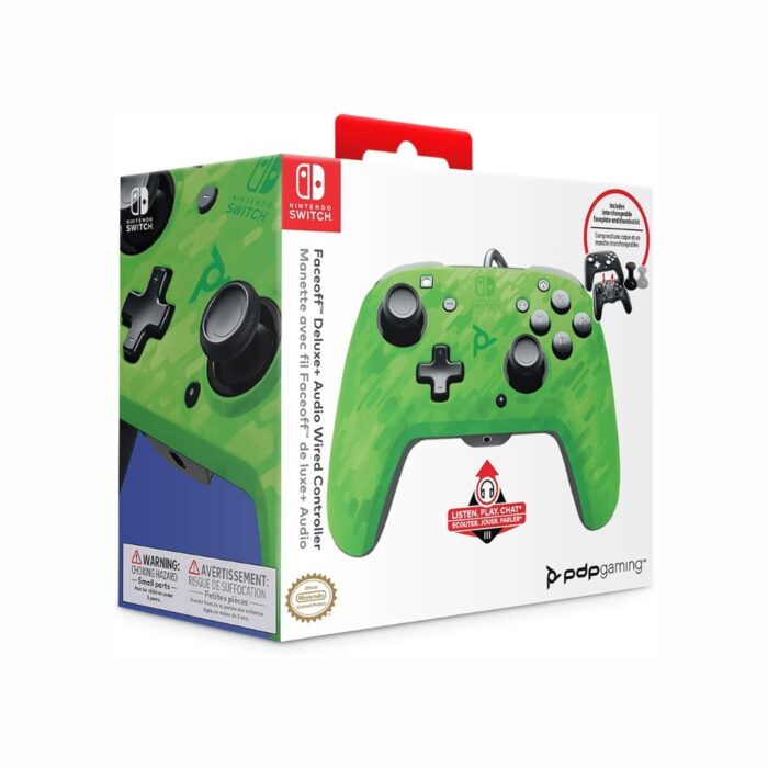 PDP Gaming Faceoff Deluxe+ Audio Wired Controller - Image 5
