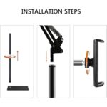 Floor Stand Adjustable Telescopic Phone Holder - Image 3