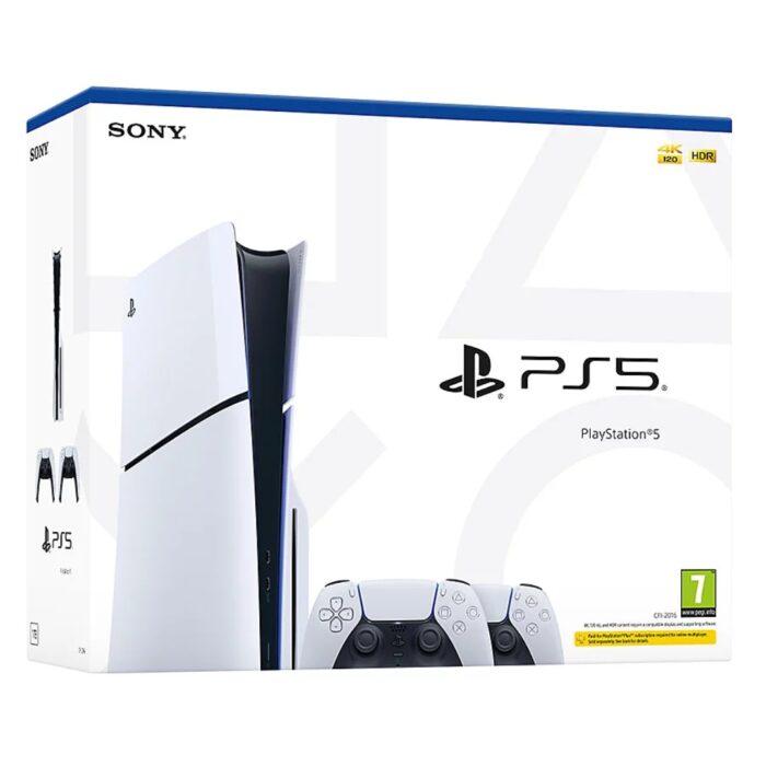 PlayStation 5 Slim Disc Edition with Two DualSense - Image 2